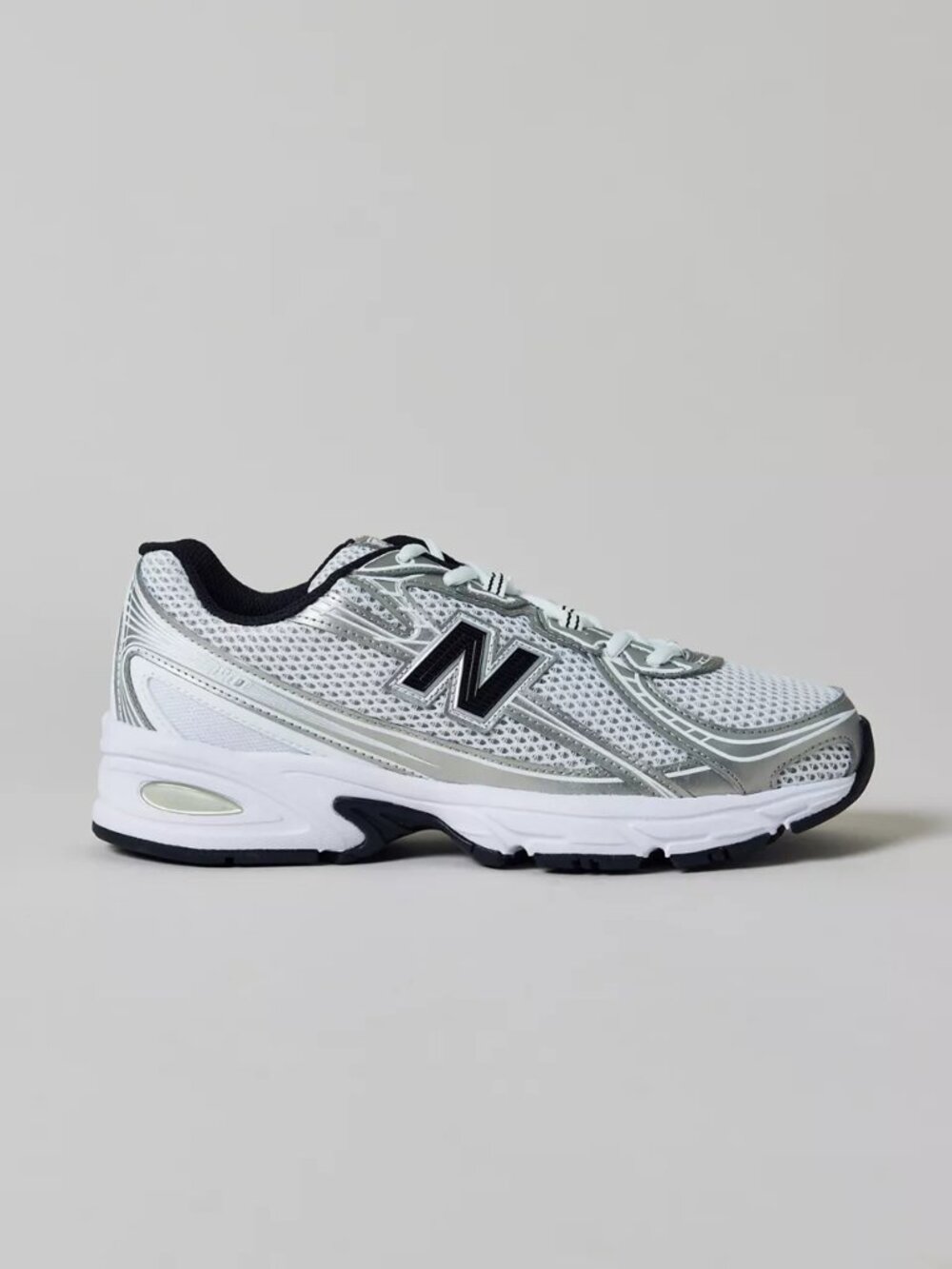 Women's New Balance 740 Shoes -  White/Silver Metallic/Black U740JSG